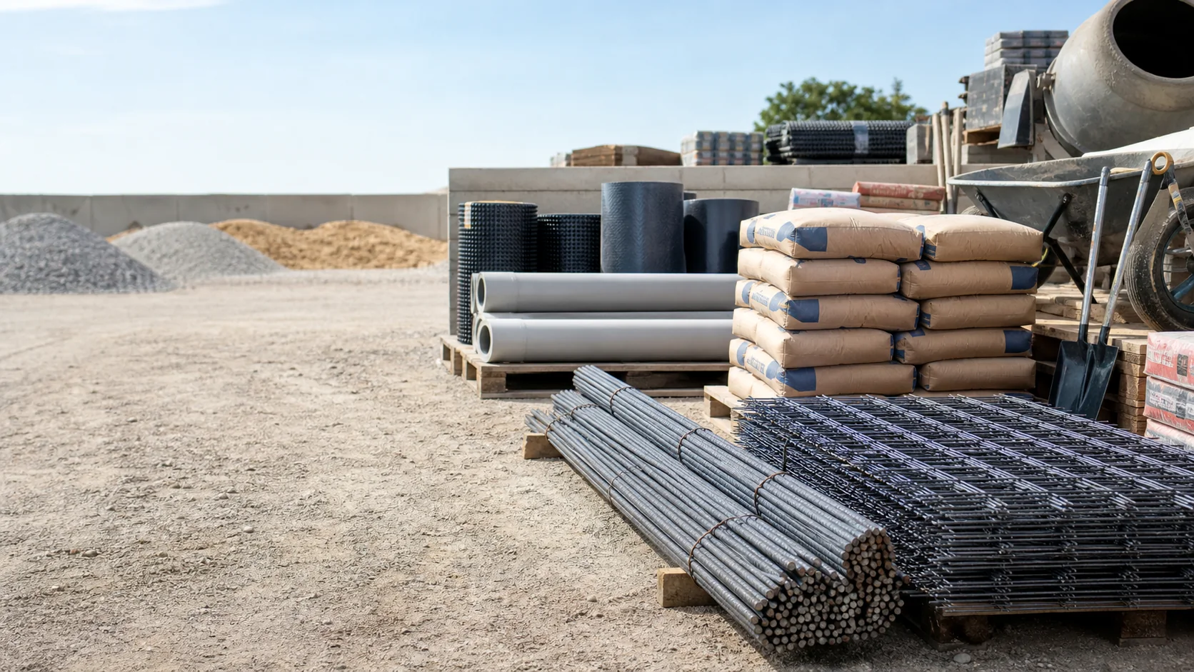 Concrete, cement and steel mesh supplies in Melbourne