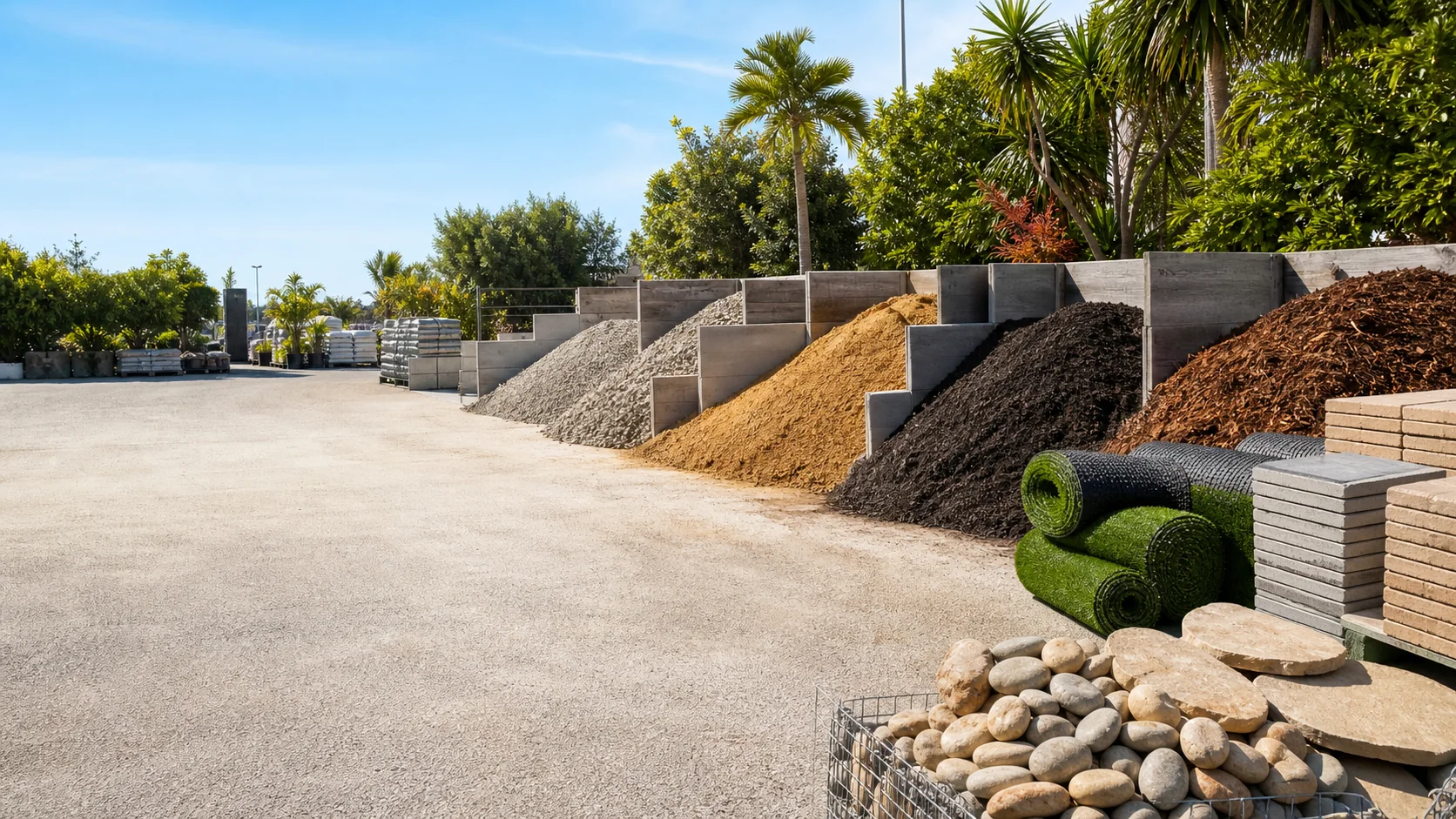 Landscape supplies for Melbourne gardens and sites