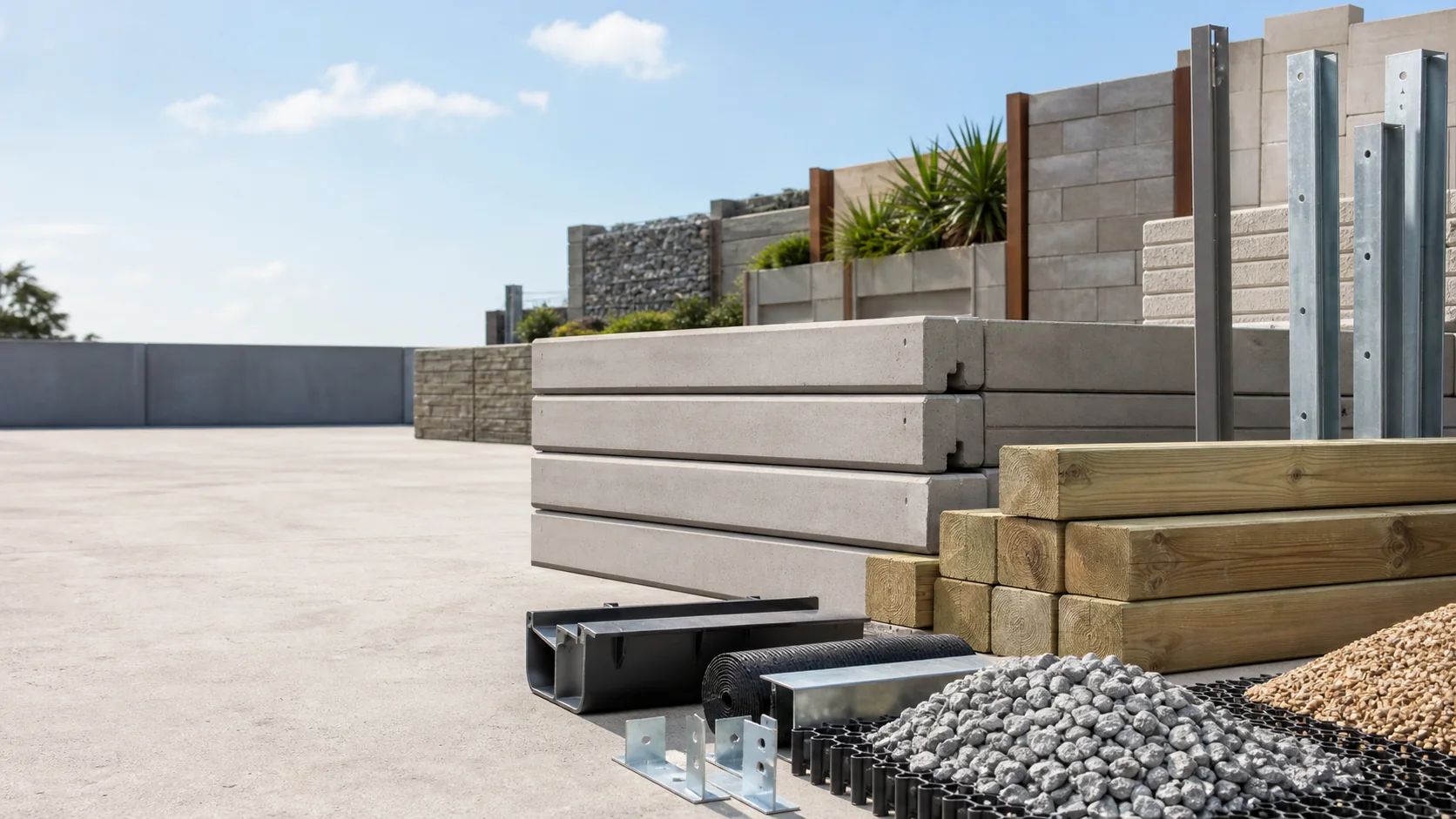 Retaining wall supplies for Melbourne jobs