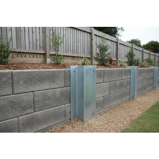 90 Degree Corner Galvanised Steel Joiner Post 150 Series